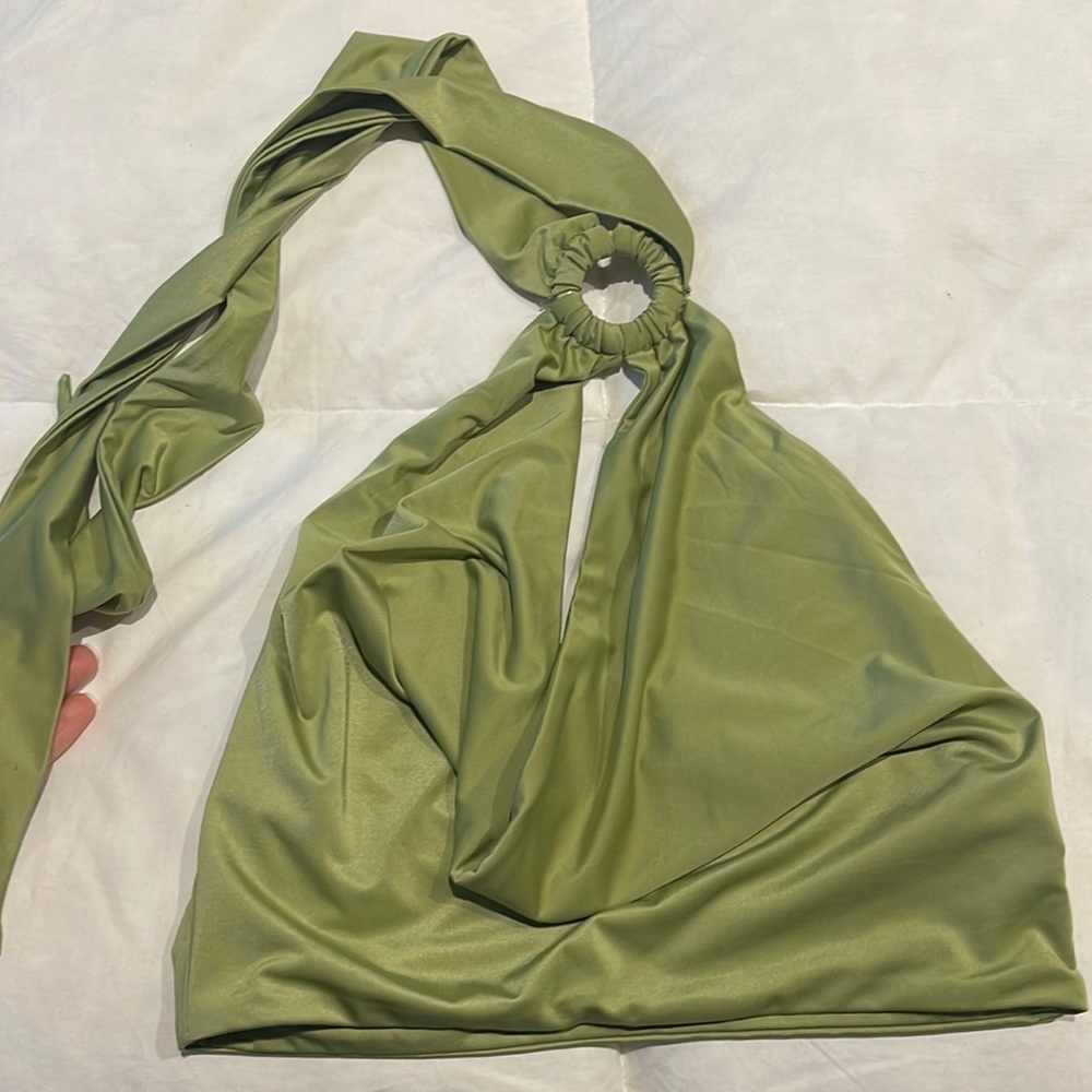 Tiger Mist Green Halter Tank